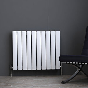 Vesta Yatay Yakıt Tasarruflu Premium Malzeme Alüminyum Radyatör Modern Tasarım Beyaz 60x89,5 Cm 60x89,5 cm
