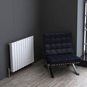 Vesta Yatay Alüminyum Radyatör Modern Tasarım Beyaz 60x74,5 Cm 60x74,5 cm