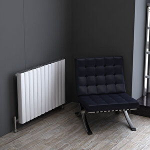 Vesta Yatay Alüminyum Radyatör Modern Tasarım Beyaz 60x104,5 Cm 60x104,5 cm