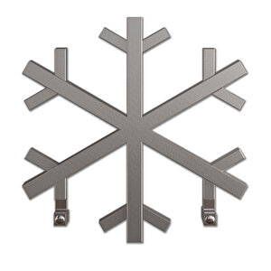 Snowflake Paslanmaz Çelik Havlupan Modern Tasarım Satine 60x60 Cm 60x60 cm