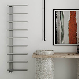 Elegans Paslanmaz Çelik Havlupan Modern Tasarım Ayna Polisaj 180x50 Cm 180x50 cm