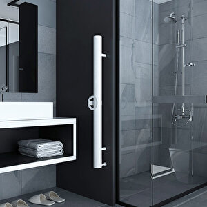 Otto Single Elektrikli Havlupan Modern Tasarım Beyaz 120x7,5 Cm 120x7,5 cm