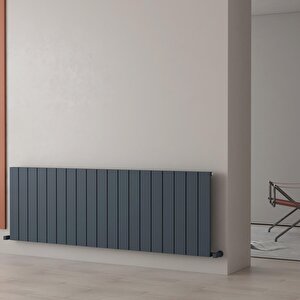Nemo Yatay Alüminyum Yakıt Tasarruflu Premium Malzeme Radyatör Modern Tasarım Antrasit 60x180 Cm 60x180 cm
