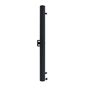Vesta Single Elektrikli Havlupan Modern Tasarım Siyah 120x7 Cm 120x7 cm