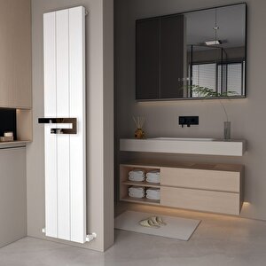 Elvino Bath Alüminyum Havlupan Modern Tasarım Beyaz 180x37 Cm 180x37 cm