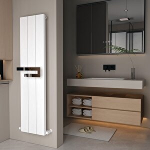 Elvino Bath Alüminyum Havlupan Modern Tasarım Beyaz 150x37 Cm 150x37 cm