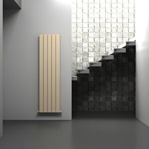 Nemo Dikey Alüminyum Radyatör Modern Tasarım Latte 180x47 Cm 180x47 cm