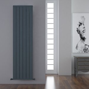 Mack Dikey Alüminyum Radyatör Modern Tasarım Antrasit 180x47,5 Cm 180x47,5 cm