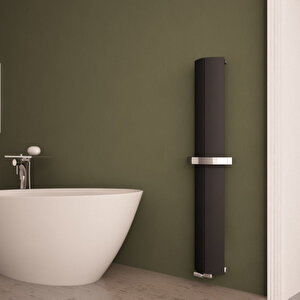 Nixie Bath Alüminyum Havlupan Modern Tasarım Siyah 150x20,5 Cm 150x20,5 cm