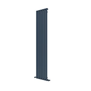 Plata Dikey Alüminyum Radyatör Modern Tasarım Antrasit 180x42 Cm 180x42 cm