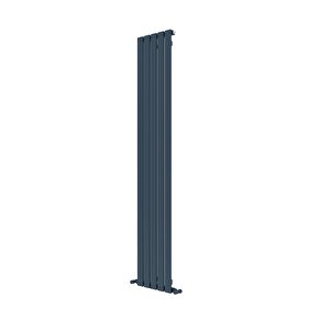 Plata Dikey Alüminyum Radyatör Modern Tasarım Antrasit 180x42 Cm 180x42 cm