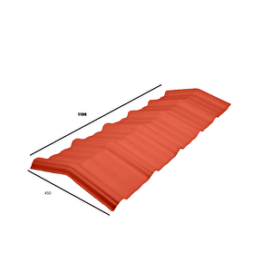 Tepe Mahya Polystep Pvc-asa Kiremit Çatıpaneli