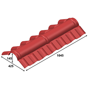 Tepe Mahya Royalwave Pvc-asa Kiremit Çatı Paneli