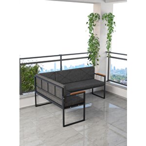 ̇ Src Mutfak Balkon Köşe Takimi - Antrasit