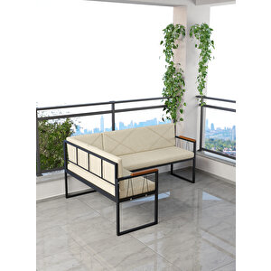 ̇ Src Mutfak Balkon Köşe Takimi - Krem