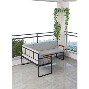̇ Src Mutfak Balkon Köşe Takimi - Açık Gri
