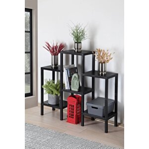 6 Katlı Modüler Raf Banyo Düzenleyici Mutfak Balkon Salon Bahçe Organizeri