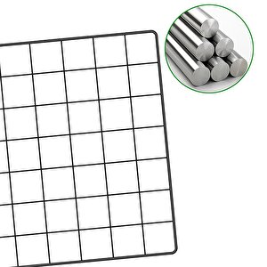 Aparatlı 3 Katlı Çelik Duvar Rafı  - Dayanıklı Ve Ayarlanabilir Tel Tasarım