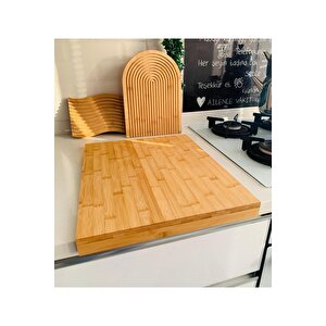 Master Chef Tarzı Mega Boy Tezgah Üstü Hamur Açma Ve Kesme Panosu 53x46 Cm