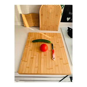 Master Chef Tarzı Mega Boy Tezgah Üstü Hamur Açma Ve Kesme Panosu 53x46 Cm