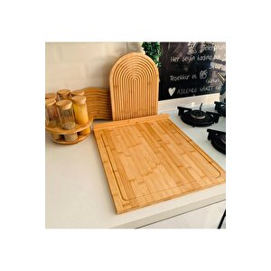 Master Chef Tarzı Mega Boy Tezgah Üstü Hamur Açma Ve Kesme Panosu 53x46 Cm