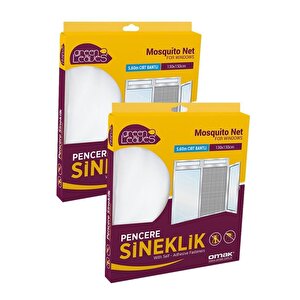 2 Adet 150x130 Cm Pencere Sinekliği Tül Sineklik Perde