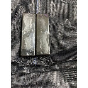 Mıknatıslı Siyah Kapı Sinekliği 120x210 Cm 2x(60x210)