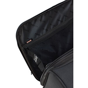 Fossil Macbook Air - Macbook Pro 15.6&16 İnç Uyumlu Laptop Bölmeli Kabin Boy Pilot Valiz Siyah Fsl031