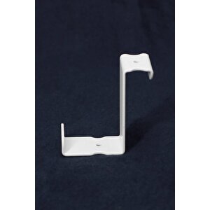 Askılık Kapı Arkası Bornoz Askılığı Mutfak Banyo Askılığı Havlu Askılığı Elbise Askılık 2 Adet Beyaz Tekli