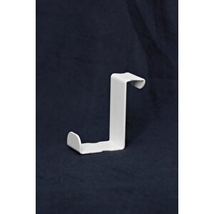 Askılık Kapı Arkası Bornoz Askılığı Mutfak Banyo Askılığı Havlu Askılığı Elbise Askılık 2 Adet Beyaz Tekli