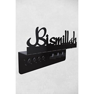 Bismillah Metal Duvar Anahtarlığı, Bismillah Anahtar Askısı,anahtar Askısı
