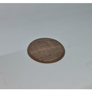 Tekerleksiz Kaplamalı Ahşap Saksı Altlığı Damacana Tüp Saksı Sehpası 30cm