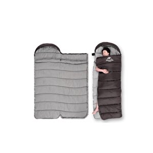 Naturehike U250 Zarf Tarzı Kapüşonlu Uyku Tulumu -10°c Kahverengi-right