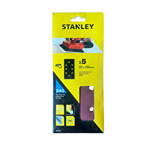 Stanley Sta31527 240g 93 X190 Mm Cırt Zımpara Kağıdı 1x5'li