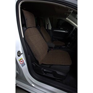 Alfa Romeo Gtv Oto Koltuk Minderi Kilim Minder Klasik Ön 2'li Set Taba Siyah