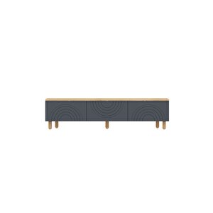 Hardy Tv Ünitesi,tv Sehpası, 180cm,ahşap Ayaklı