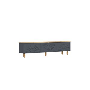 Hardy Tv Ünitesi,tv Sehpası, 180cm,ahşap Ayaklı