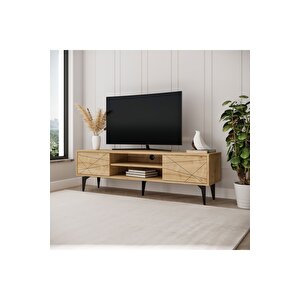 Brendon Tv Sehpası, Tv Ünitesi, 160cm Meşe