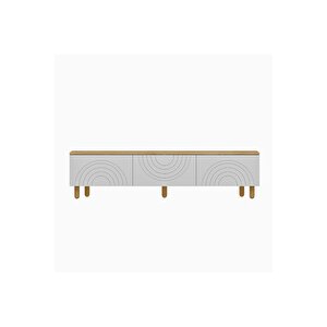 Hardy Tv Ünitesi,tv Sehpası, 180cm,ahşap Ayaklı