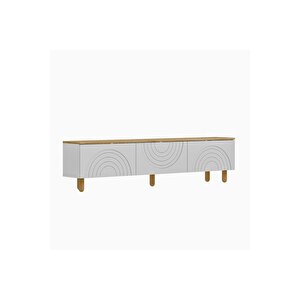 Hardy Tv Ünitesi,tv Sehpası, 180cm,ahşap Ayaklı