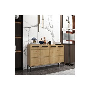 Stria Konsol,tv Sehpası, Tv Ünitesi, Kahve Köşesi, Banyo Dolabı, Çok Amaçlı Dolap Meşe