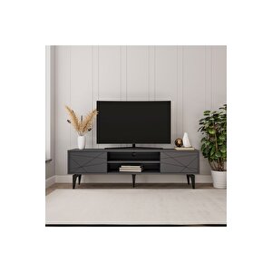 Brendon Tv Sehpası, Tv Ünitesi, 160cm Antrasit