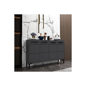 Stria Konsol,tv Sehpası, Tv Ünitesi, Kahve Köşesi, Banyo Dolabı, Çok Amaçlı Dolap Antrasit
