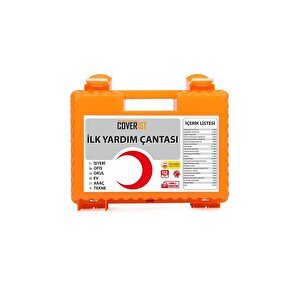 İlk Yardım Çantası - Plastik Duvara Monte Edilebilir - Ecza Dolabı Acil Müdahale Seti