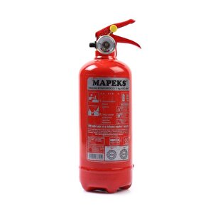 Mapeks 1 Kg Yangın Söndürücü Oto Muayene Uyumlu Araç Yangın Tüpü
