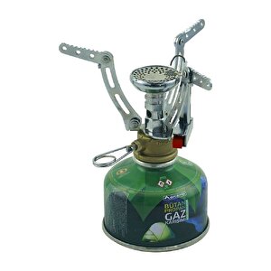 Çakmaklı Mikro Cep Ocak + Kamp Gaz Kartuşu 450 Gr Set - Orcamp Kts450 + Ck194