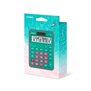 Casio Mx-12b-gnrd Yeşil+pembe 12 Hane Masa Üstü Hesap Makinesi