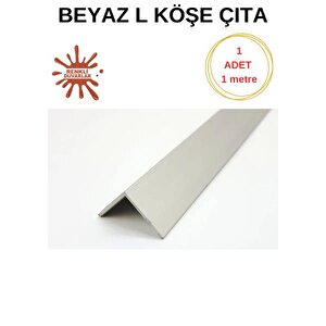 100cm Atc Dekoratif Beyaz L Köşe Duvar Çitası Kapama Çıtası Duvar Lambirisi Paneli Kapama L Köşesi
