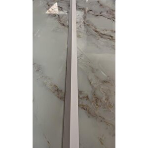 100cm Atc Dekoratif Beyaz L Köşe Duvar Çitası Kapama Çıtası Duvar Lambirisi Paneli Kapama L Köşesi