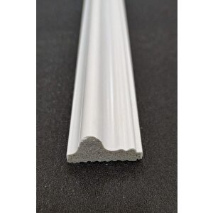 Dekoratif Boyanabilir 1 Adet 4 Cm X 120 Cm Eğimli Polistren Duvar Çıtası Salon Koridor Tablo Çıta